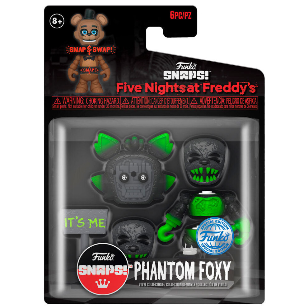 Funko Snaps! Figure Five Nights At Freddys Phantom Foxy Exclusivo