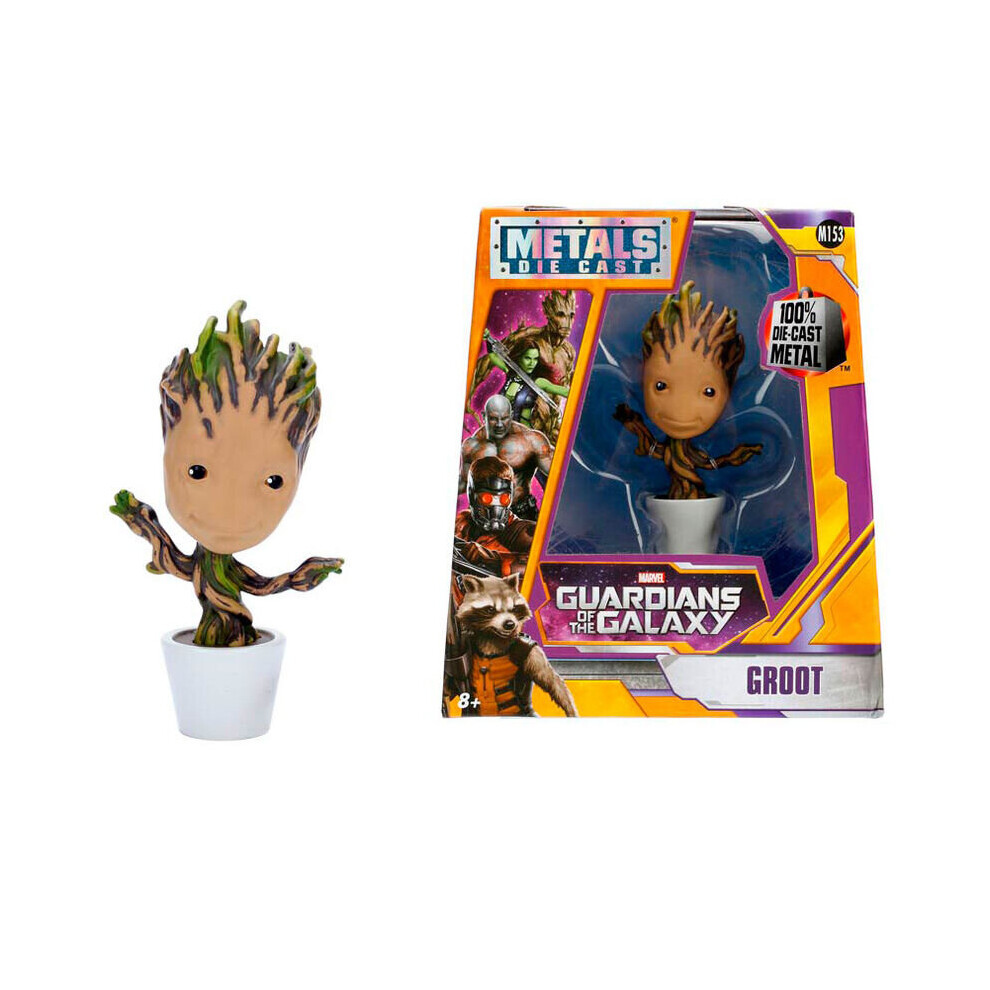 Jada Marvel Guardians Of The Galaxy Groot Metalfigs Figure 10 Cm