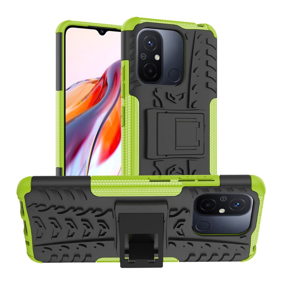 (Green) For Xiaomi Redmi 12C Shockproof Phone Case Green 5059302089829