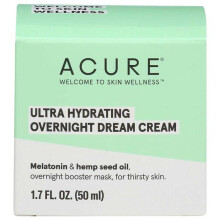 Acure HG2532984 1.7 fl oz Ultra Hydrating Overnight Dream Cream