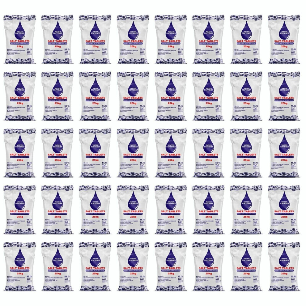 Tnp Accessories (25Kg X 40) Water Softener Salt Tablets 25Kg Bag Food Grade