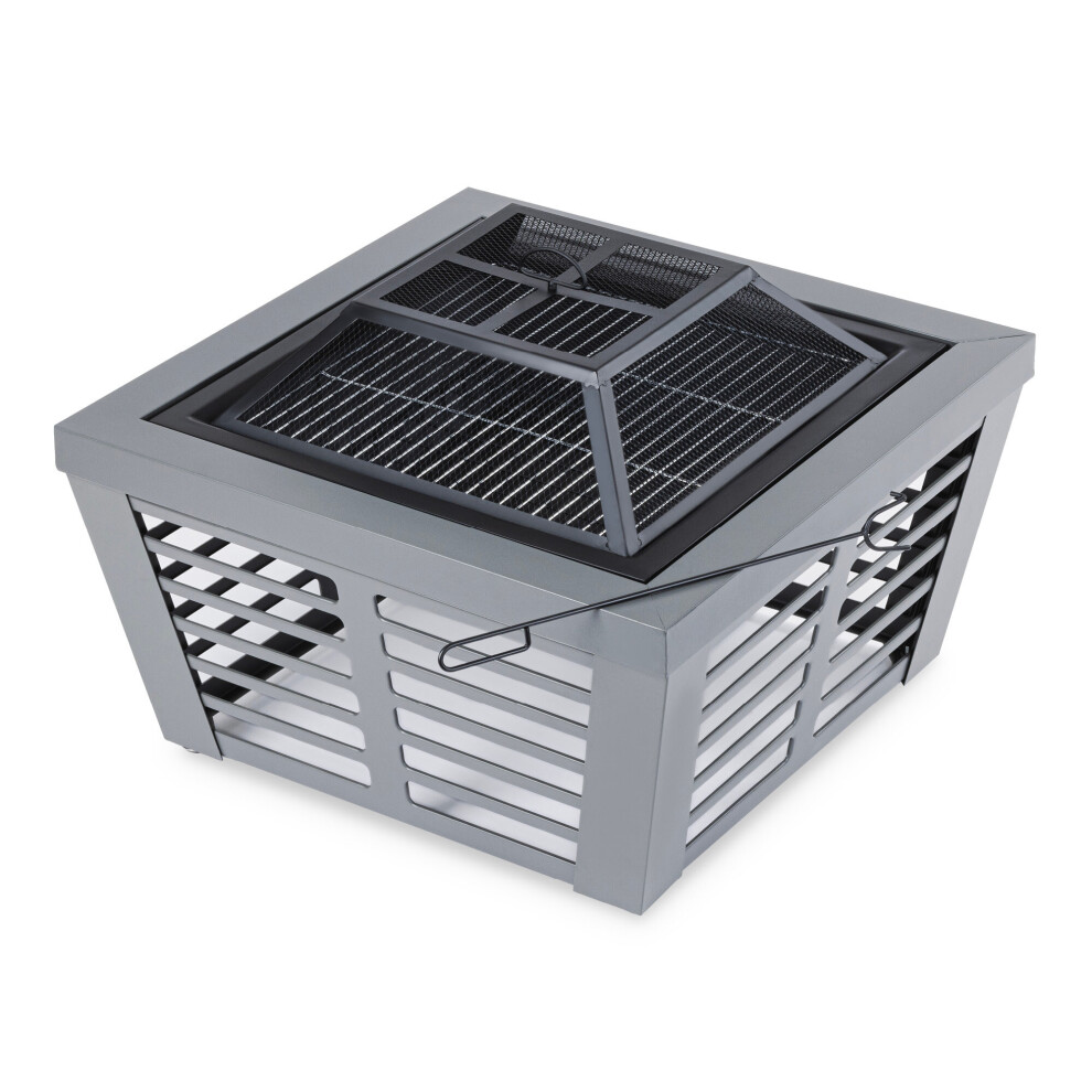 LIVIVO Veneziano 30" Outdoor Fire Pit with BBQ Grill