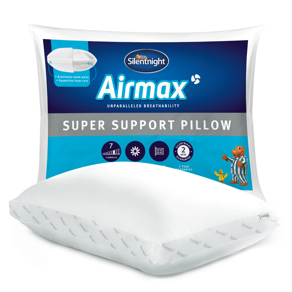 Silentnight Anti Allergy Airmax Super Support Pillow - 4 Pack