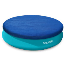 (8ft) SPLASH! AquaRing Fast Set Swimming Pool Cover - Round Paddling Pool Protection