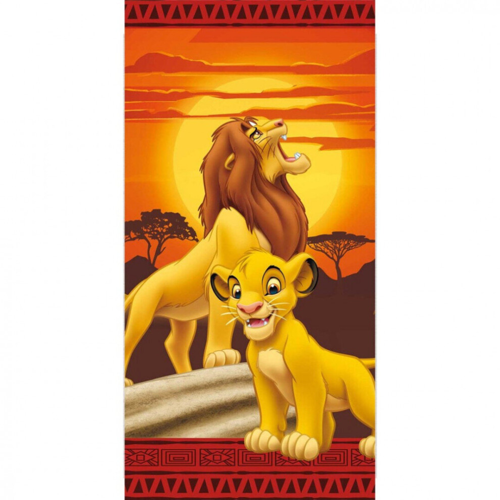 Disney Lion King Bath Beach Towel 140 x 70 cm 100% COTTON