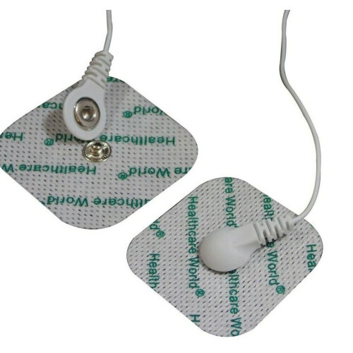 TENS Electrode Leads with a Snap Connection & Female Plug 1