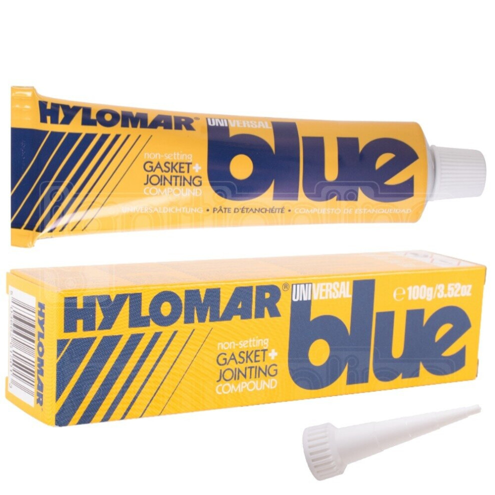 Hylomar Instant Gasket Non Setting Jointing Compound Sealant Maker 100G Blue 5036626010098