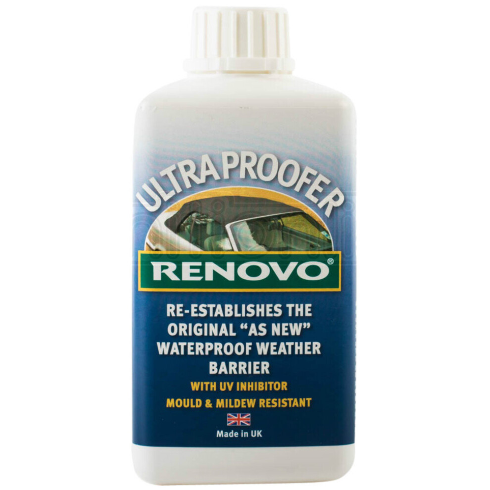 Renovo Soft Top Ultra Proofer Treatment Waterproofs Convertible 500Ml - Image 6