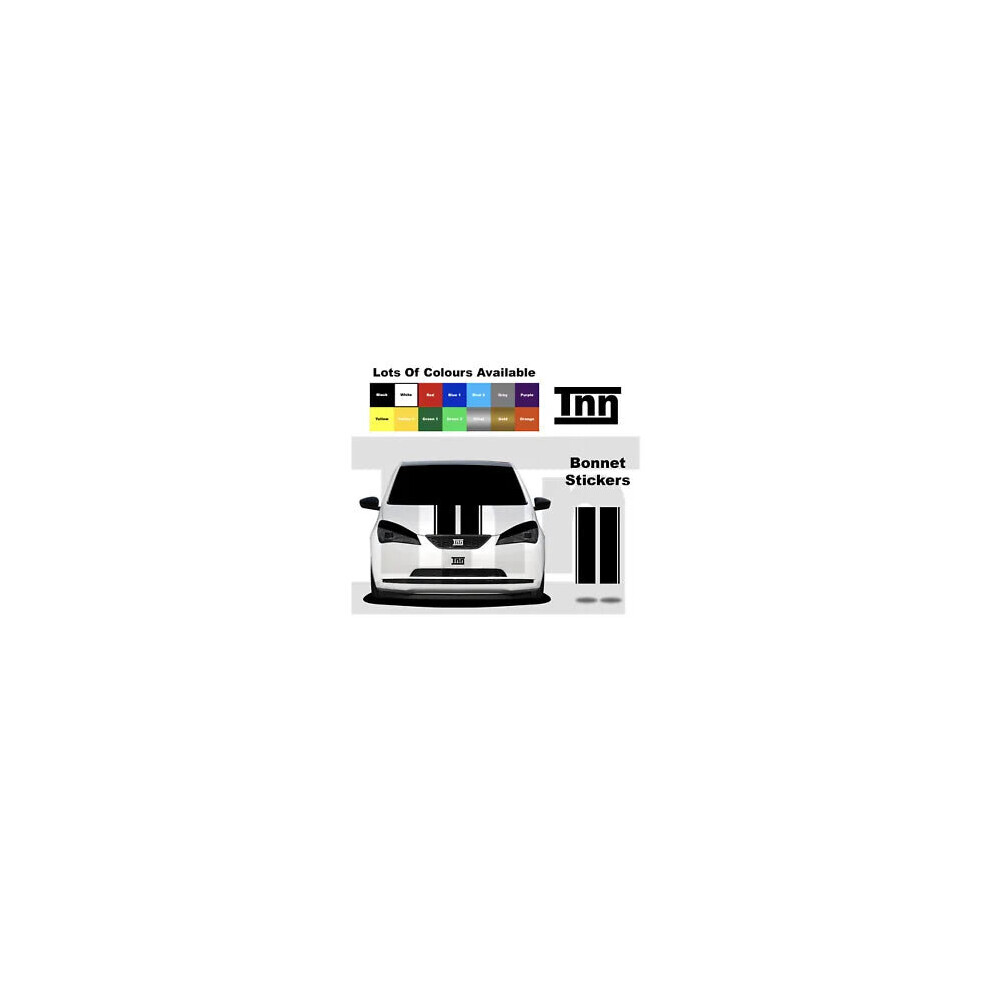 Bonnet Stickers Stripes Vinyl Graphics For Vw Up! Up Skoda Citigo Seat Mii Dub 8806564841880