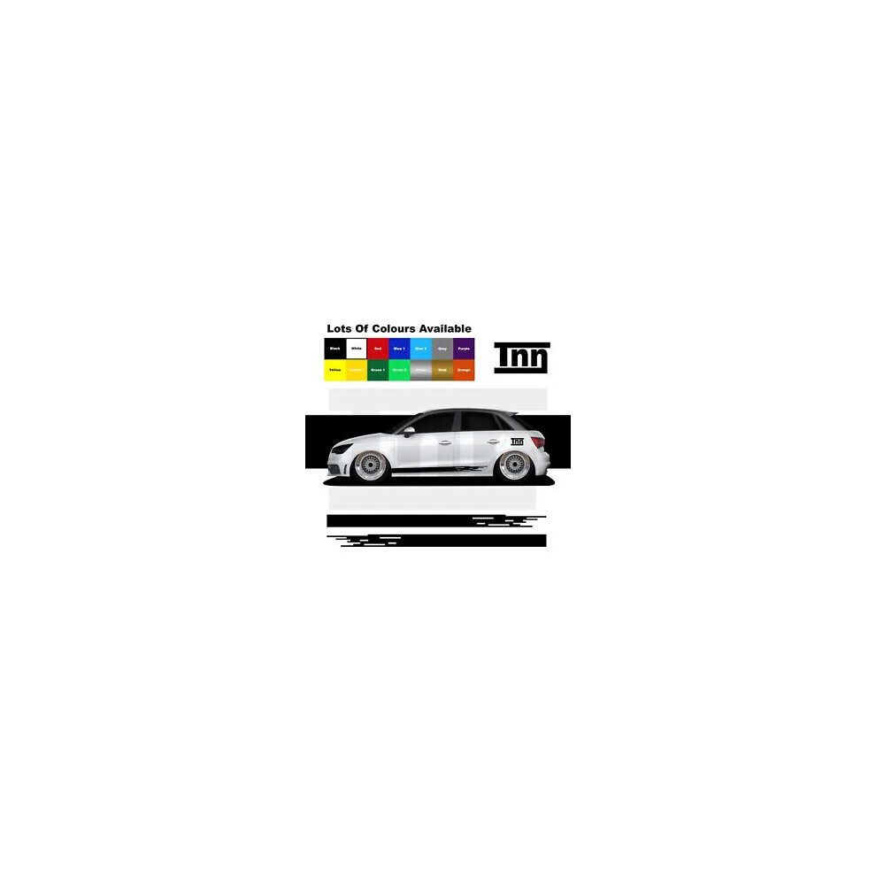 For Audi A1 S1 Rs1 Stickers Side Stripes Graphics Sticker Graphic Decals 3Dr 5Dr 8806564843938