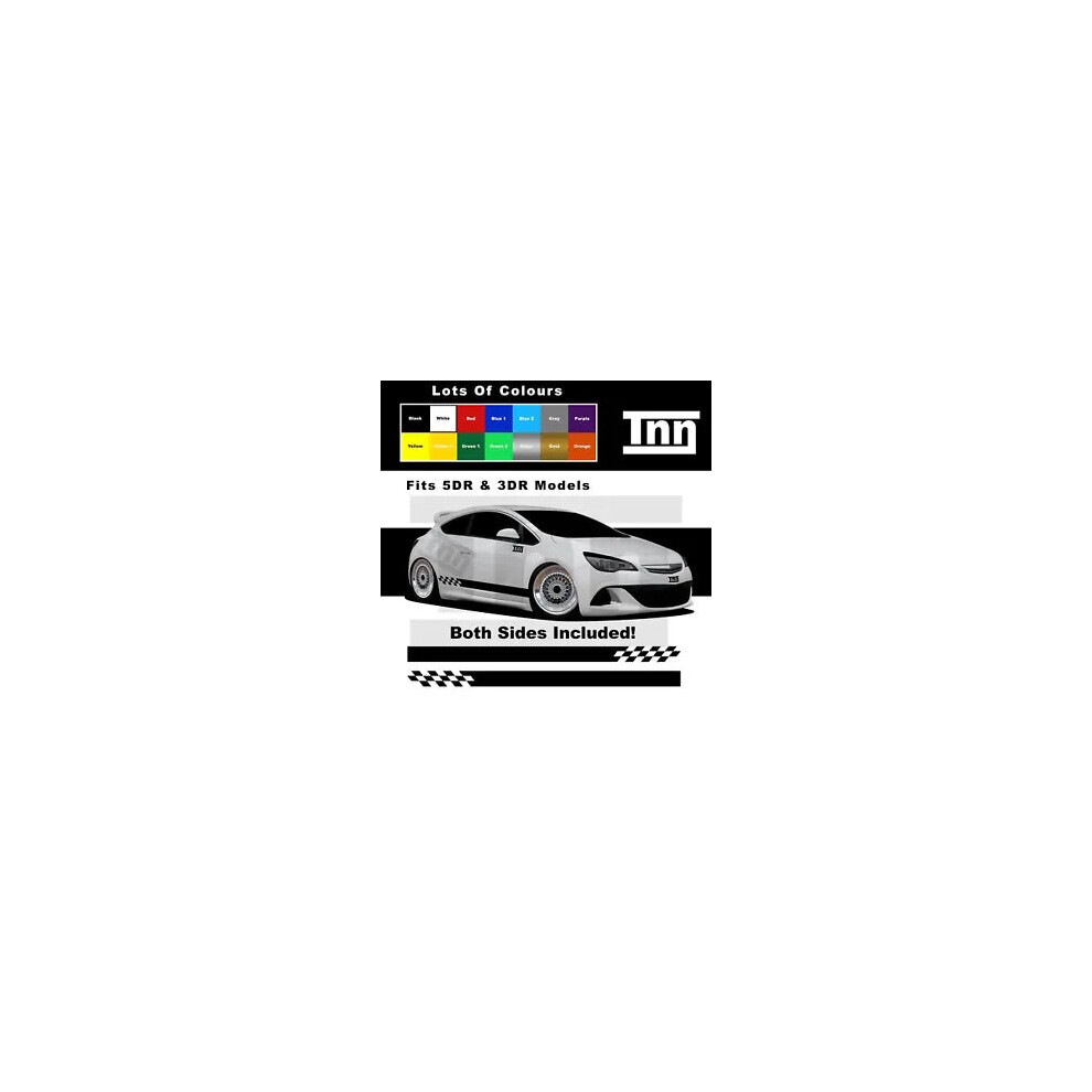 Side Stripe Stickers For Vauxhall Astra Vxr Sxi Sri Graphics Decals Insignia Ope 8806564842542