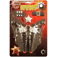 Cowboy Sheriff Fancy Dress Gun Set 7 Pieces | Free Uk Shipping