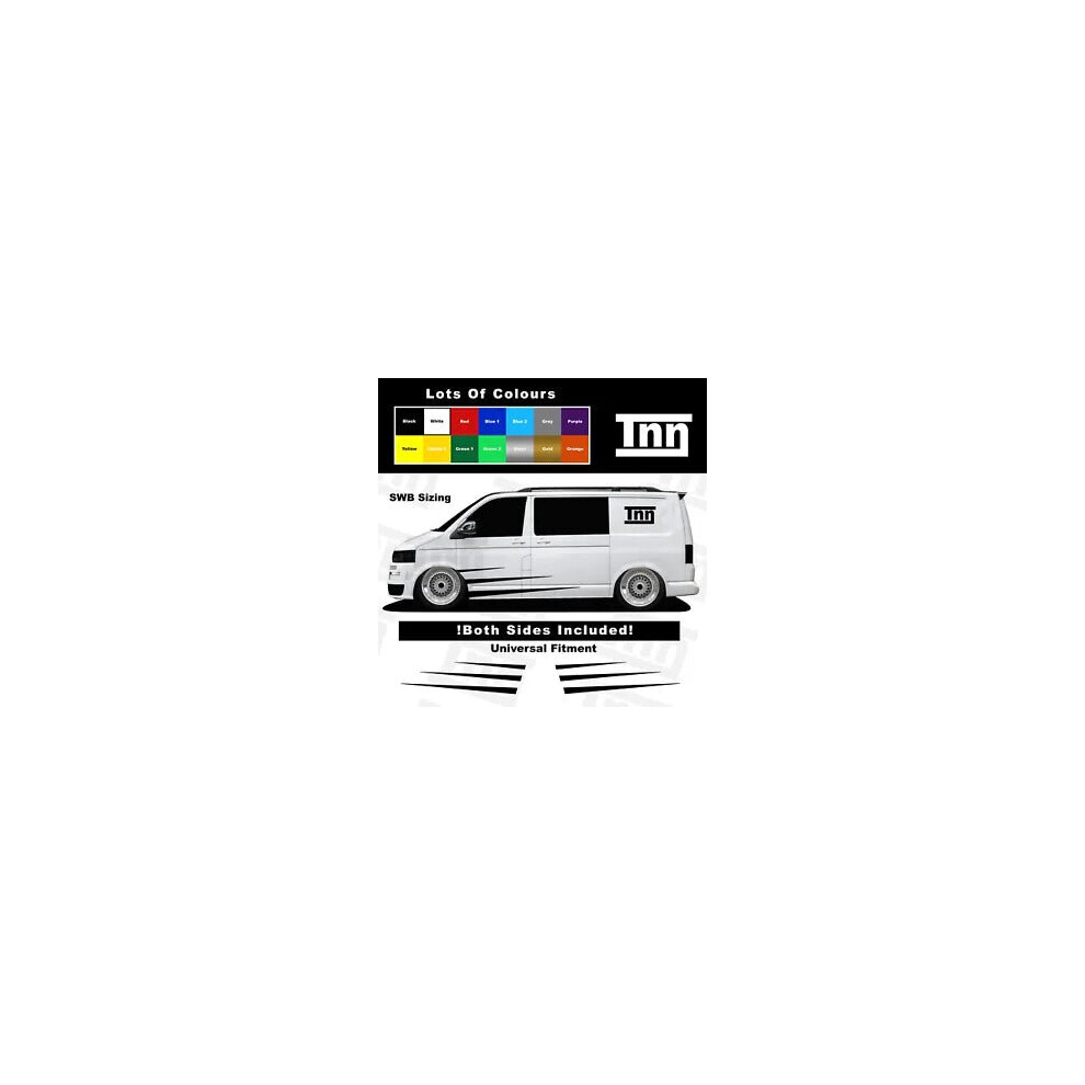 Stickers For Vw T4 T5 T6 Swb Transporter Side Stripe Camper Van Graphics Vans 8806564843815