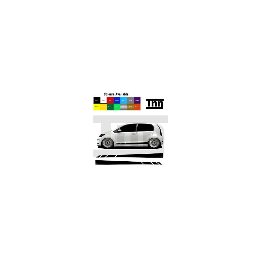 Side Stripes Stickers Vinyl Decals Graphics For Vw Up! Up Skoda Citigo Seat Mii 8806564842962