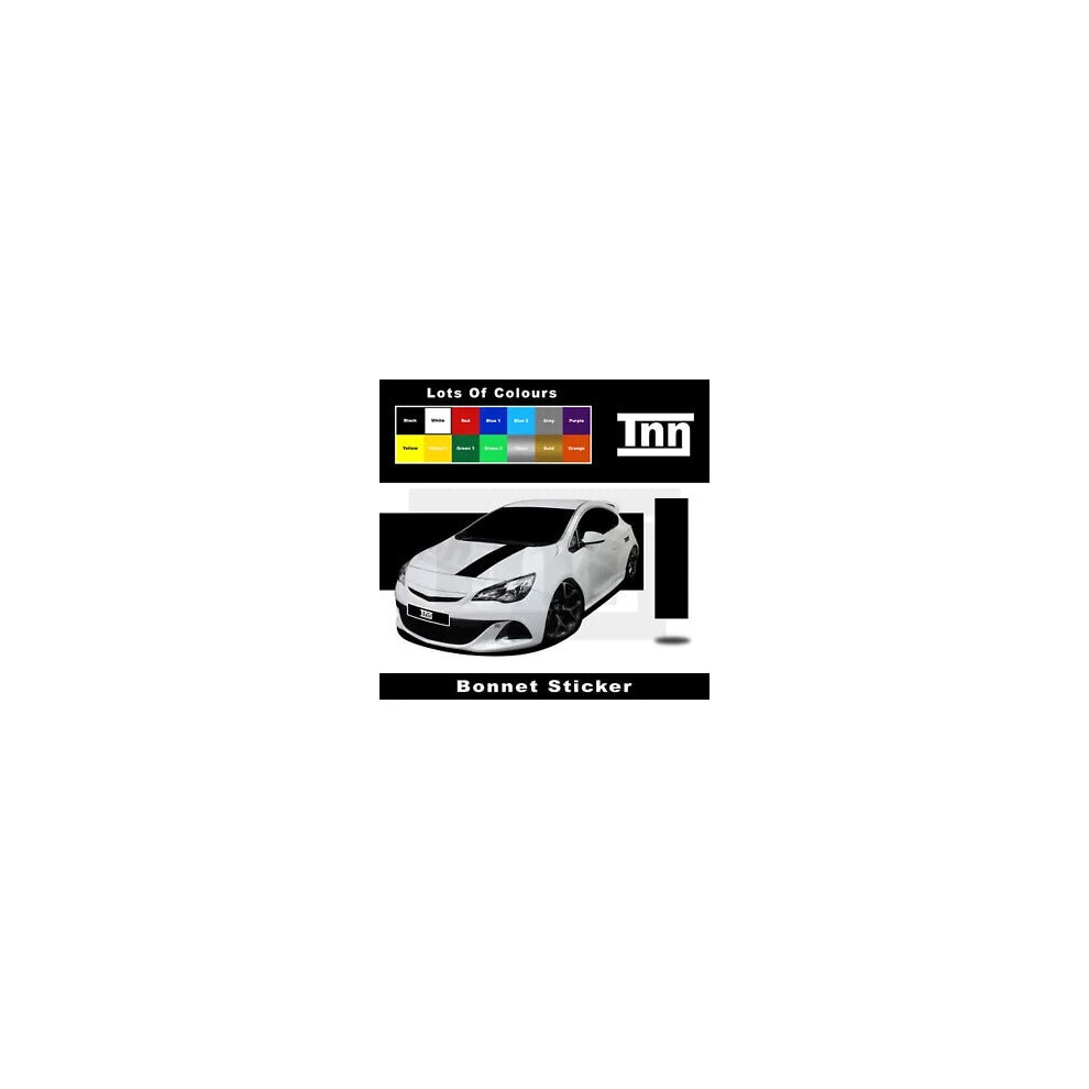 Bonnet Stickers For Vauxhall Astra Vxr Sxi Sri Gtc Mk6 Graphics Decals Opel 8806564842269