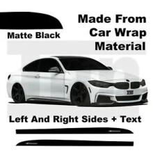 Side Skirt Stickers For BMW F32 F33 F36 4 series M Performance Vinyl Wrap Decals