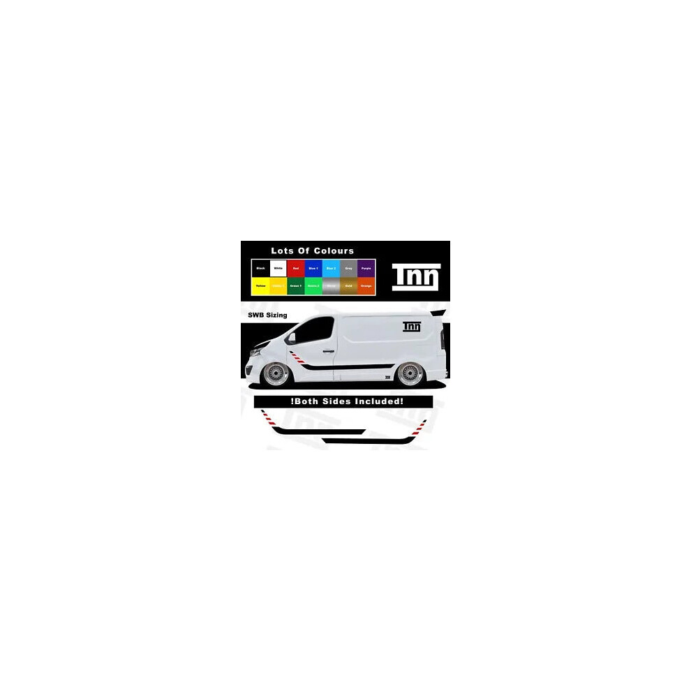 Stickers For Vauxhall Vivaro Swb Van Side Stripe Camper Graphics Motorhome Mk2 8806564842887