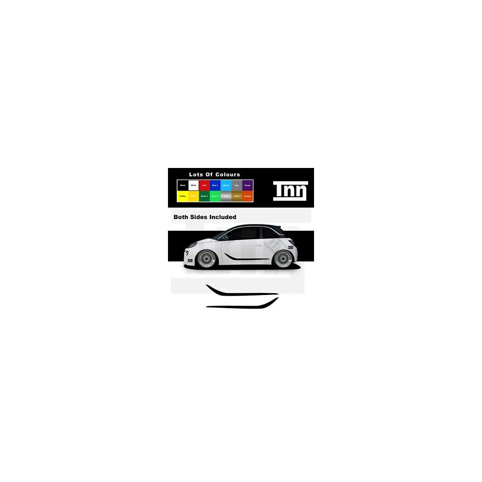 Stickers For Vauxhall Adam Side Decals Vinyl Graphics Vxr Sri Sxi Opel Hatch 8806564842566