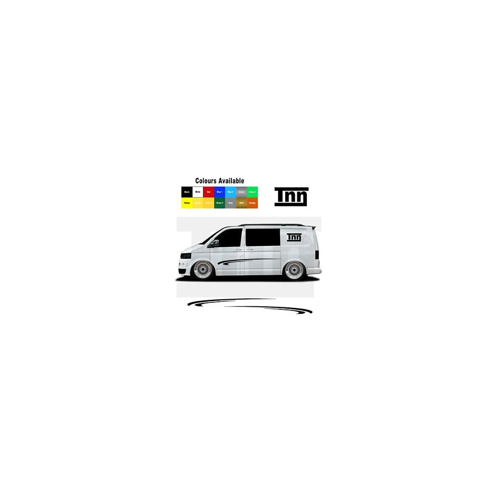 Side Stickers Vinyl Decal Sticker For Vw Transporter T4 T5 T6 Campervan X 2 Surf 8806564842320