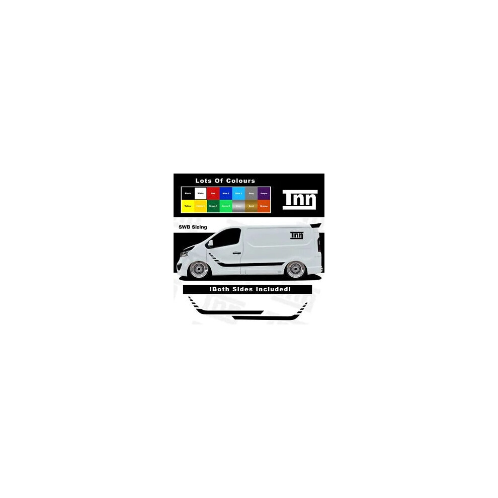Stickers For Vauxhall Vivaro Swb Mk2 Side Stripes Camper Van Motorhome Graphics 8806564842368