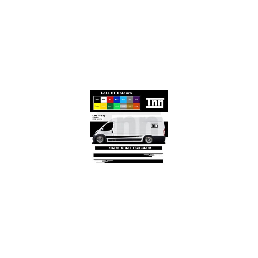 Stickers For Fiat Ducato Lwb Mwb Swb Side Graphics Decals Van Motorhome Camper 8806564841675