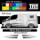 Stickers Ford Transit Custom SWB Graphic Camper Vans Decal Vinyl For Side Stripe 2