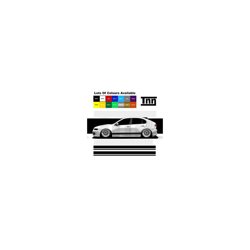 Stickers For Seat Leon Cupra R Mk1 Mk2 Mk3 Ibiza Side Stripes Graphics Vinyl 300 8806564843747