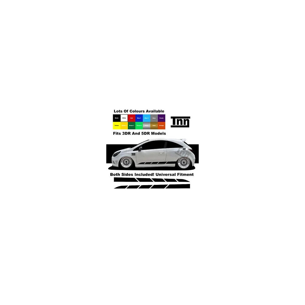 For Vauxhall Corsa Stickers Vxr Sri Sxi Opel Decals Graphics Side Stripe Car 8806564844720