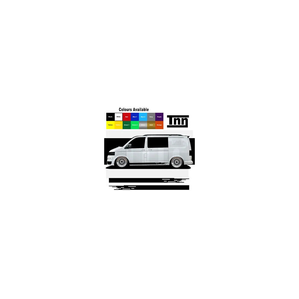 Side Stripe Stickers For VW Transporter T5 T4 T6 Sticker Vinyl Decal Campervan