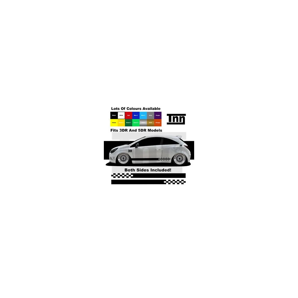 For Vauxhall Corsa Stickers Vxr Sri Sxi Decals Opel Graphics Side Car Stripe 8806564844416