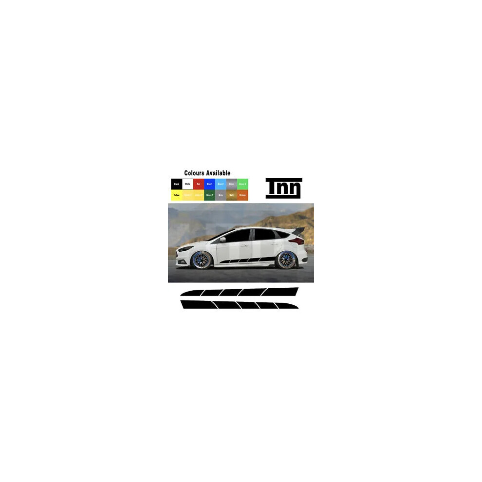 Ford Focus Fiesta St Rs Mk3 Mk2 Graphics Decals Stripes Stickers 2.0 Turbo 8806564842153