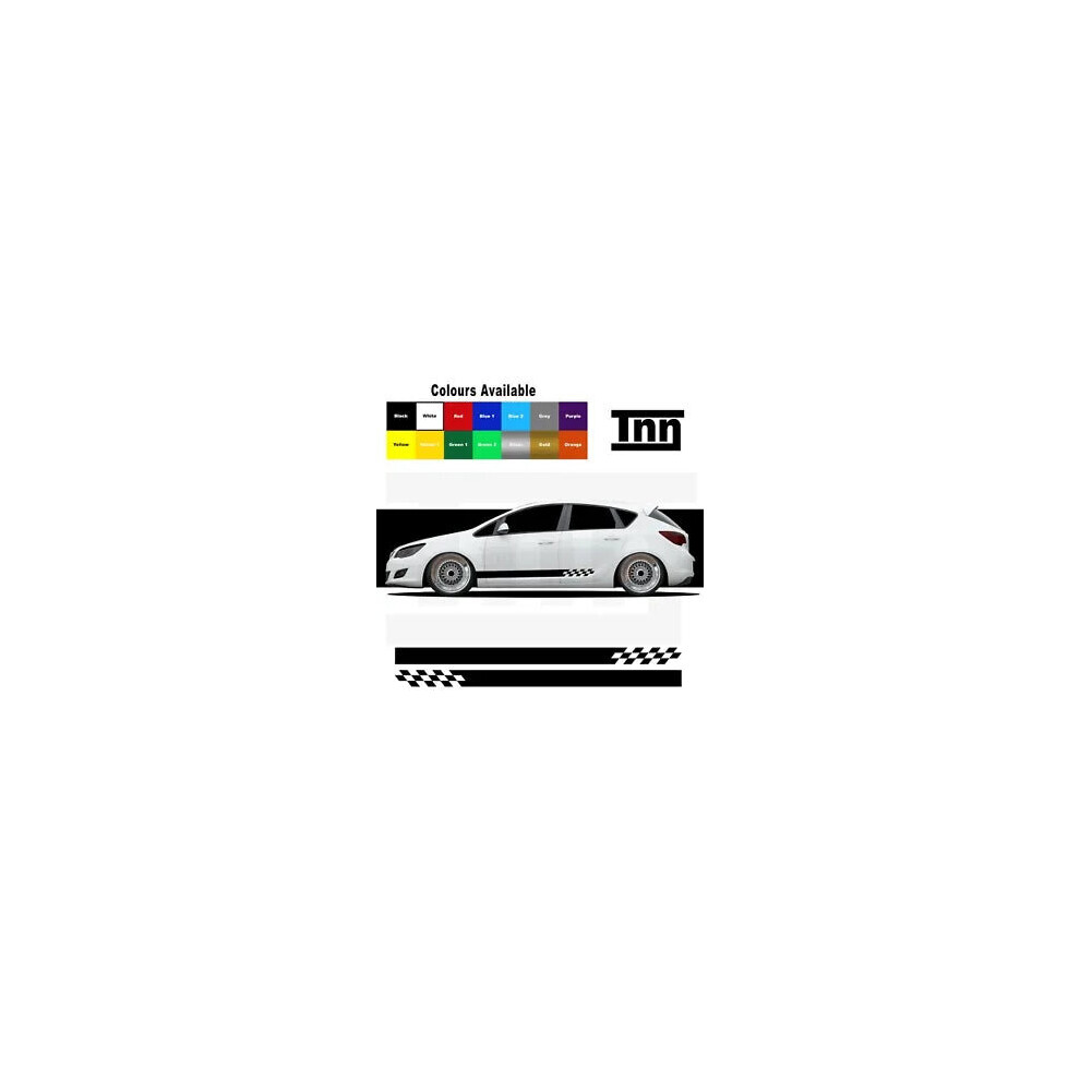 Side Stripe Stickers For Vauxhall Astra Sxi Vxr Sri Decals Graphics Opel 8806564841101