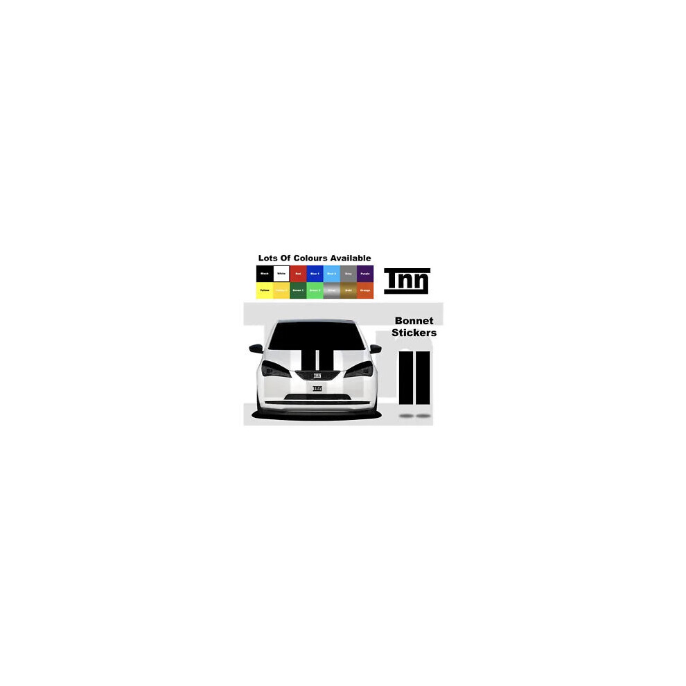 Bonnet Stripes Stickers Vinyl Graphics For Vw Up! Up Skoda Citigo Seat Mii Dub 8806564844461