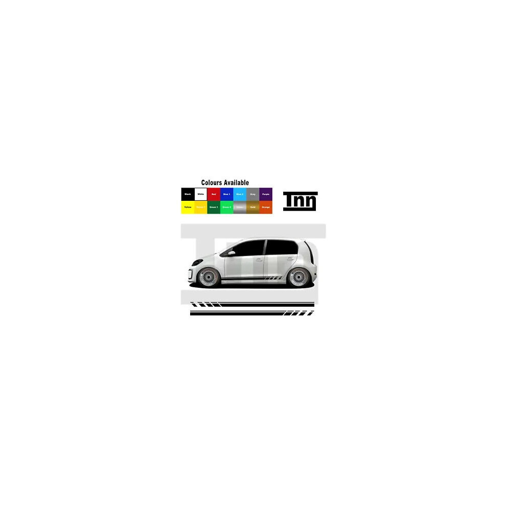 For Vw Up! Up Skoda Citigo Seat Mii Side Stickers Stripes Vinyl Graphics Decals 8806564840715