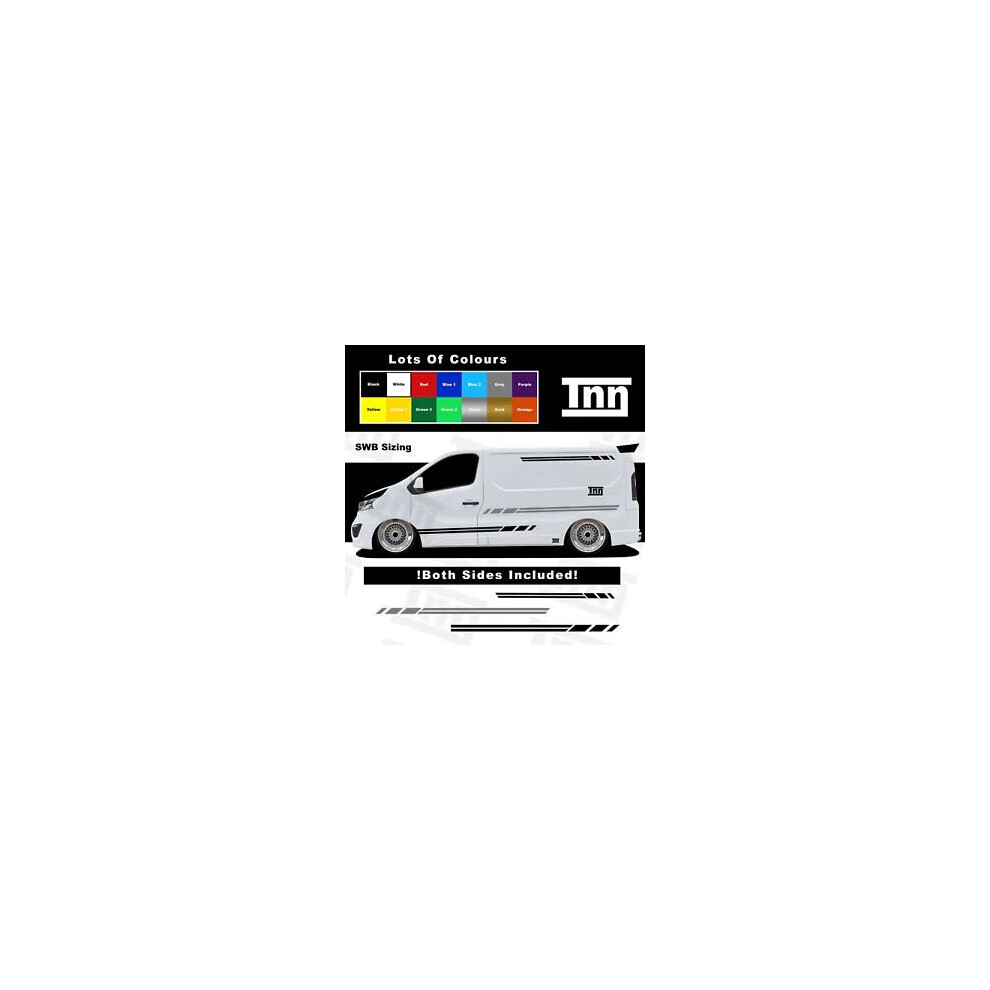 Stickers For Vauxhall Vivaro Side Stripe Camper Motorhome Mk1 Mk2 Swb Trafic Van 8806564842528