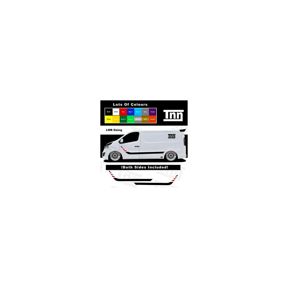 Stickers For Vauxhall Vivaro Lwb Van Side Stripe Camper Graphics Motorhome Mk2 8806564841187
