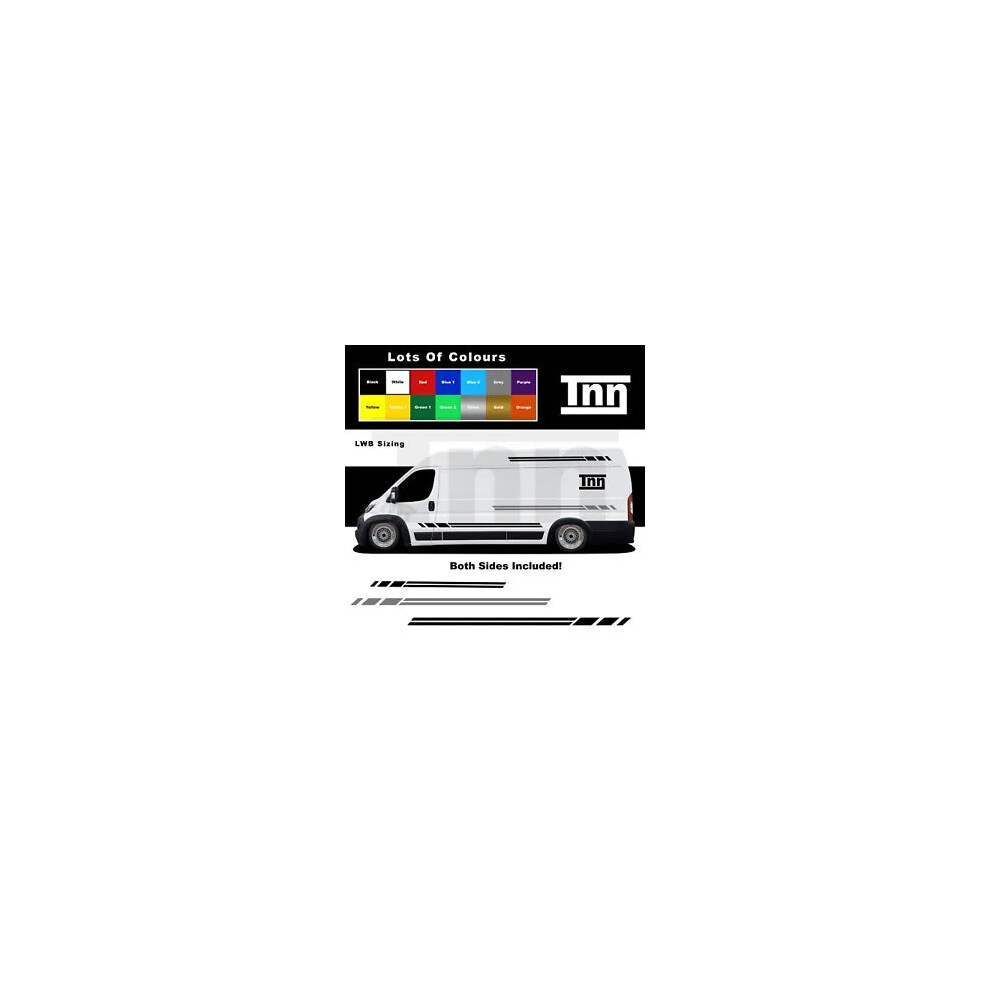 Stickers To Fit Citroen Relay L3 Lwb Graphics Stripes Day Van Camper Motorhome 8806564843860