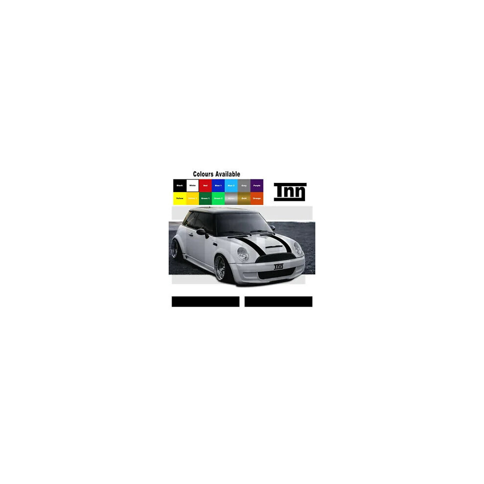 Bonnet Stripes For Mini One S Clubman Cooper Stickers Graphics Vinyl Decals Race 8806564841194
