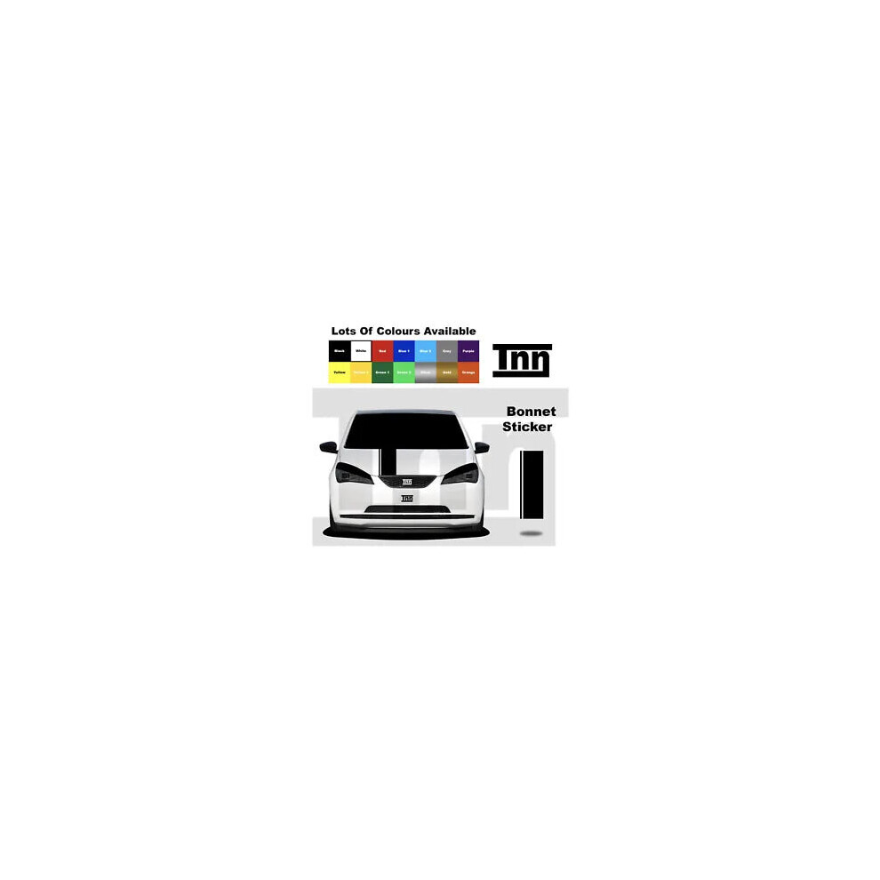 Bonnet Stripe Stickers Vinyl Graphics For Skoda Citigo Vw Up! Up Seat Mii Dub 8806564843990