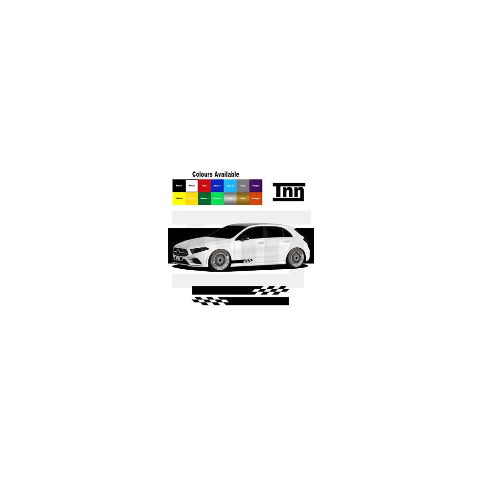 Side Stripe Stickers Graphics For Mercedes Benz A Class Amg A45 Merc Edition 1 8806564842559