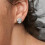 Pandora Pandora Silver Sparkling Pandora Logo Stud Earrings 290559CZ 2