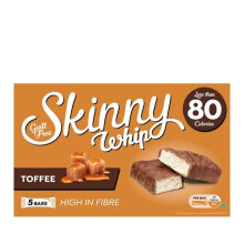 50 Skinny Whip Toffee Snack Bars- Less than 80 Calories Healthy Bar