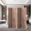 Living And Home (4-Panel) Brown Bamboo Woven Folding Room Divider Screen 3