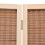 Living And Home (4-Panel) Brown Bamboo Woven Folding Room Divider Screen 9