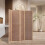 Living And Home (4-Panel) Brown Bamboo Woven Folding Room Divider Screen 2