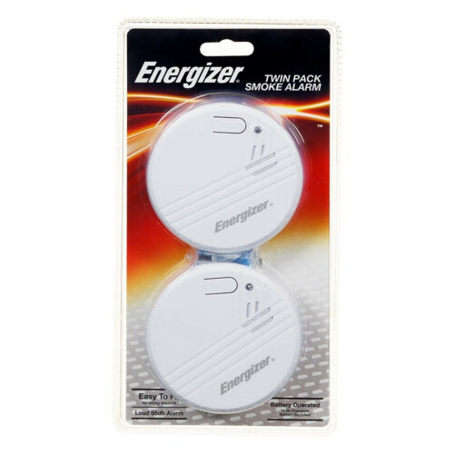 Energizer Energizer Smoke Detector Optical Fire Alarm - Twin Pack