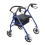 Lightweight 4 Wheel Rollator Walking Mobility Aid With Seat Backrest 7