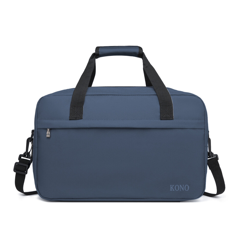 (Navy) KONO Lightweight Multipurpose Sports Travel Bag