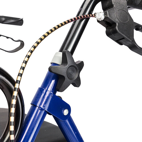 Lightweight 4 Wheel Rollator Walking Mobility Aid With Seat Backrest 2