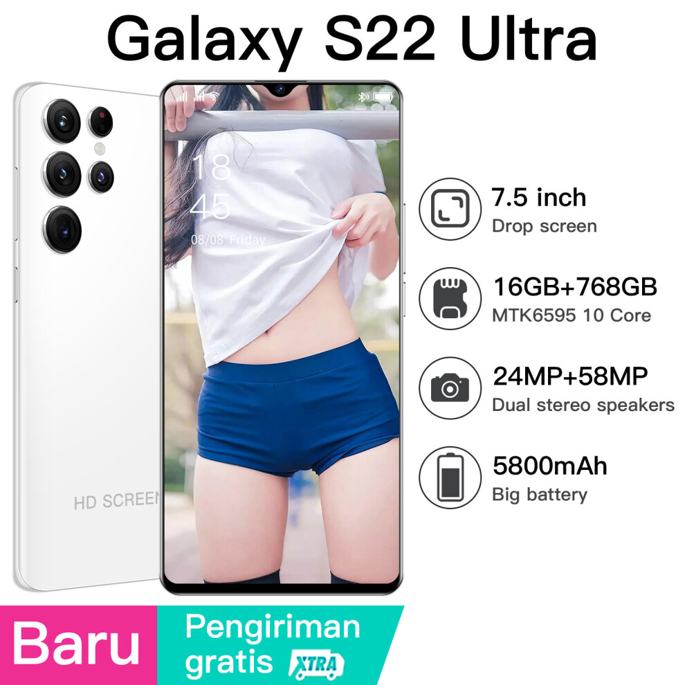 (White, 256GB) Smartphone Galaxy S22 Ultra dual card unlock Generic 